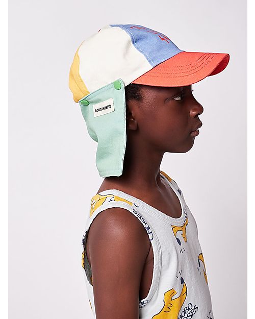 Bobo Choses Cappellino Estivo - con Protezione per il Sole - Multicolor - 100% Cotone Bio Cappelli Estivi