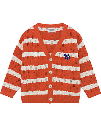 Bobo Choses Cardigan Bimbo a Righe - Lavorato a Maglia Cardigan