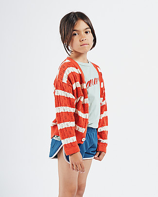 Bobo Choses Cardigan Bimbo a Righe - Lavorato a Maglia Cardigan