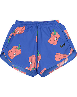 Bobo Choses Costume a Pantaloncino Vote for Pepper - Blu Nautico - Materiale Reciclato! Costumi a Pantaloncino