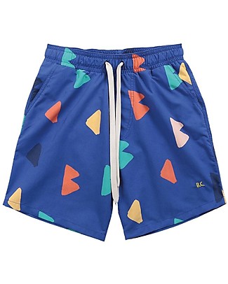 Bobo Choses Costume Bermuda con Coulisse - B C All Over - Blu Boxer Mare