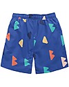 Bobo Choses Costume Bermuda con Coulisse - B C All Over - Blu Boxer Mare