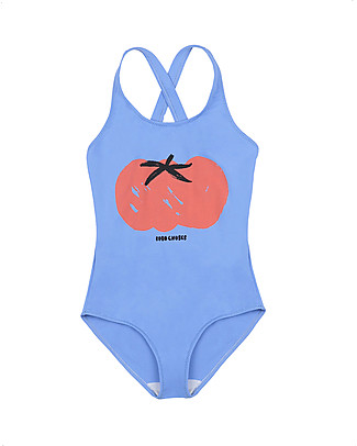 Bobo Choses Costume Intero Pomodoro - Lichene Blu - Materiale Reciclato! Costumi Interi