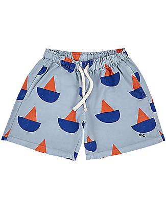 Bobo Choses Costume Pantaloncino Marinaio - Azzurro - 100% Cotone Organico Boxer Mare