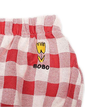 Bobo Choses Culotte Vichy - Quadri - 100% Cotone bio Pantaloni Corti