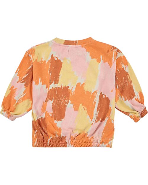 Bobo Choses Felpa a Maniche Lunghe - Shadows - Rosa Salmone - 100% Cotone Organico Felpe