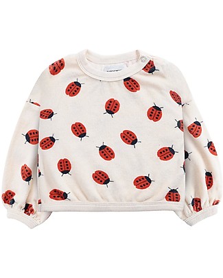 Bobo Choses Felpa a Palloncino - Ladybug All Over - Stile Irresistibile Felpe