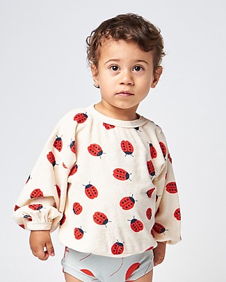 Bobo Choses Felpa a Palloncino - Ladybug All Over - Stile Irresistibile Felpe