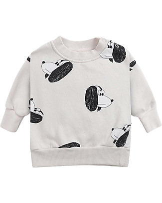 Bobo Choses Felpa Cagnolino - Bianco panna - 100% Cotone organico Felpe