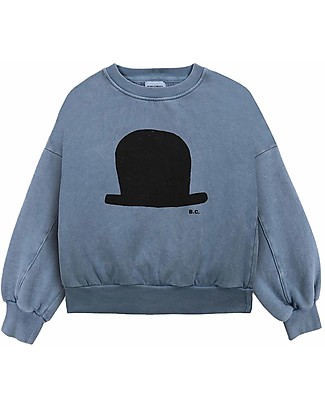 Bobo Choses Felpa Cappello - Blu - 100% Cotone Bio Felpe