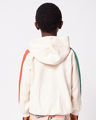 Bobo Choses Felpa con Cappuccio - Color Block - 100% Cotone BCI Felpe