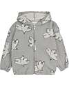 Bobo Choses Felpa con Cappuccio - Uccellini - Grigio Chiaro - Cotone Bio Felpe