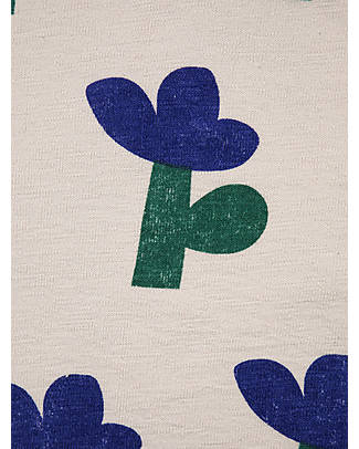Bobo Choses Felpa Fiori - Beige - Senza Cappuccio - Cotone Felpe