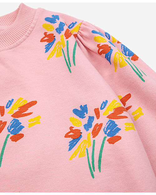 Bobo Choses Felpa Fireworks - Rosa - Cotone Bio Felpe