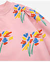 Bobo Choses Felpa Fireworks - Rosa - Cotone Bio Felpe