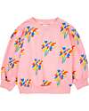 Bobo Choses Felpa Fireworks - Rosa - Cotone Bio Felpe