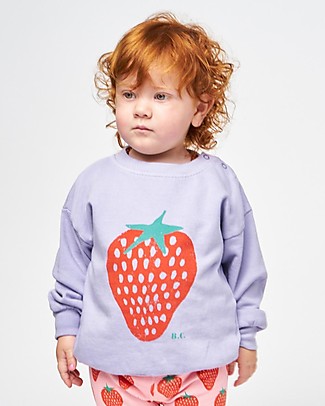 Bobo Choses Felpa - Fragola - 100% Cotone Bio Felpe