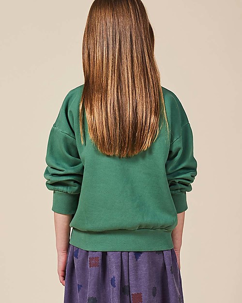 Bobo Choses Felpa Gatto Verde - 100% Cotone Bio Felpe