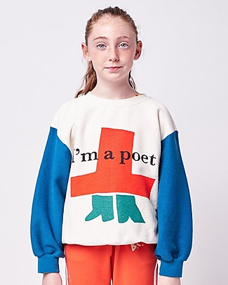 Bobo Choses Felpa - I'm A Poet - 100% Cotone Bio Felpe