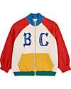 Bobo Choses Felpa Maniche Lunghe Color Block - Zip - Multicolor - Cotone Bio Felpe