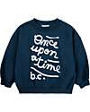 Bobo Choses Felpa Maniche Lunghe - Once Upon a Time - Blu Scuro - 100% Cotone Bio Felpe