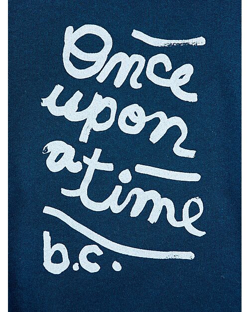 Bobo Choses Felpa Maniche Lunghe - Once Upon a Time - Blu Scuro - 100% Cotone Bio Felpe
