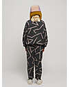 Bobo Choses Felpa Maniche Lunghe - Stampa Righe - Grigio Scuro - 100% Pile di Cotone Bio Felpe