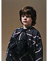 Bobo Choses Felpa Maniche Lunghe - Stampa Righe - Grigio Scuro - 100% Pile di Cotone Bio Felpe