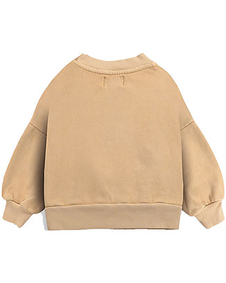 Bobo Choses Felpa Mela - Miele - 100% Cotone Bio Felpe