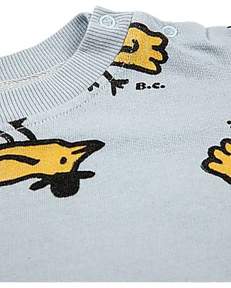 Bobo Choses Felpa Mr. Birdie - Azzurro - 100% Cotone Organico Felpe