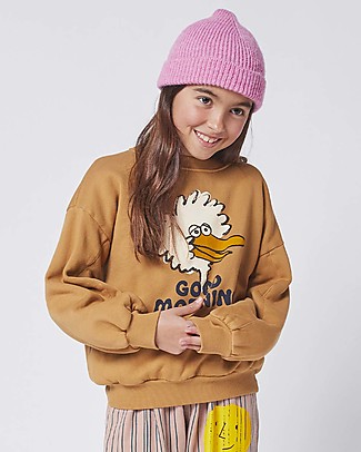 Bobo Choses Felpa Pennuto - Bronzo - 100% Cotone organico Felpe