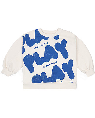 Bobo Choses Felpa Play - Tortora - 100% Cotone bio Felpe