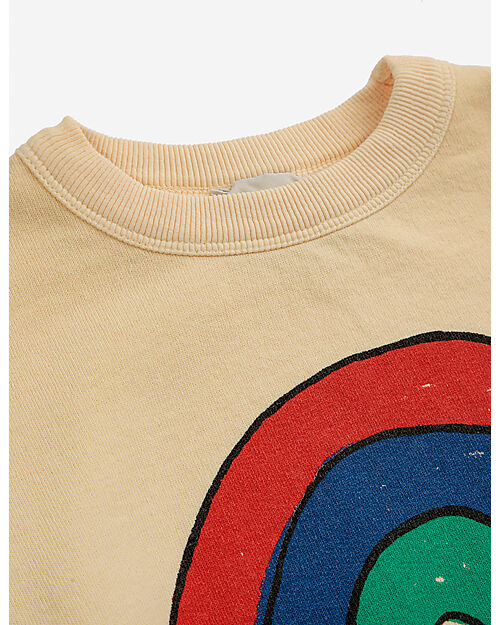 Bobo Choses Felpa Rainbow - Giallo Chiaro - 100% Cotone Felpe