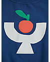 Bobo Choses Felpa Tomato Plate - Blu Navy - Cotone Bio Felpe