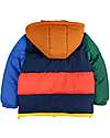 Bobo Choses Giacca a Vento Imbottita Color Block - Arancione - Materiale Riciclato! Piumini