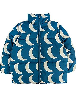 Bobo Choses Giacca a Vento Imbottita Moon Big - Blu - Materiale Riciclato! Piumini