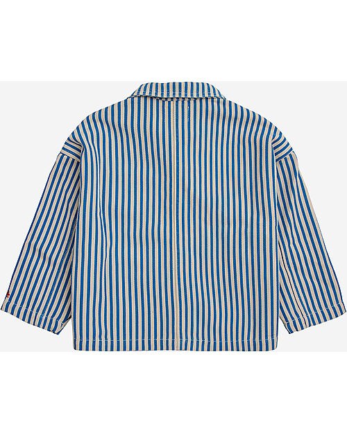 Bobo Choses Giacca Denim e Righe - Blu - 100% Cotone Giacche