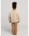 Bobo Choses Giacca Teddy con Bottoni - Color Block - Panna - 100% Materiale Riciclato Giacche