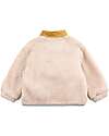 Bobo Choses Giacca Teddy con Bottoni - Color Block - Panna - 100% Materiale Riciclato Giacche