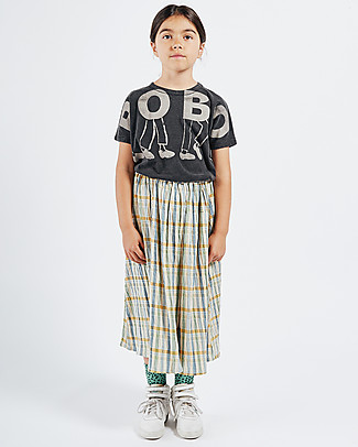 Bobo Choses Gonna Midi Svasata a Quadri - Morbida e Comoda! Gonne