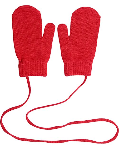 Bobo Choses Guanti Lavorati a Maglia - Bobo Choses - Rosso - 100% Cotone Guanti