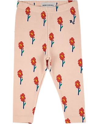 Bobo Choses Leggings - Fiori - Pesca Leggings
