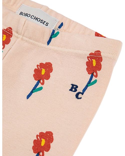 Bobo Choses Leggings - Fiori - Pesca Leggings
