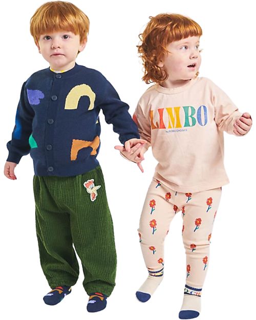 Bobo Choses Leggings - Fiori - Pesca Leggings