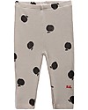 Bobo Choses Leggings Mele - Caffè e Latte - Cotone Bio Elasticizzati Leggings