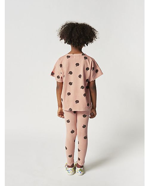 Bobo Choses Leggings - Poma All Over - Rosa - Cotone Bio Leggings
