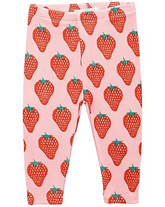 Bobo Choses Leggings - Strawberry All Over - Cotone Bio Leggings