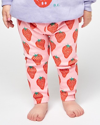 Bobo Choses Leggings - Strawberry All Over - Cotone Bio Leggings