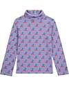 Bobo Choses Maglia a Collo Alto - Ciliegie - Lavanda - 100% Cotone Bio Maglie Manica Lunga