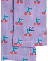 Bobo Choses Maglia a Collo Alto - Ciliegie - Lavanda - 100% Cotone Bio Maglie Manica Lunga